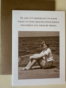 In Life It's Important To Know...