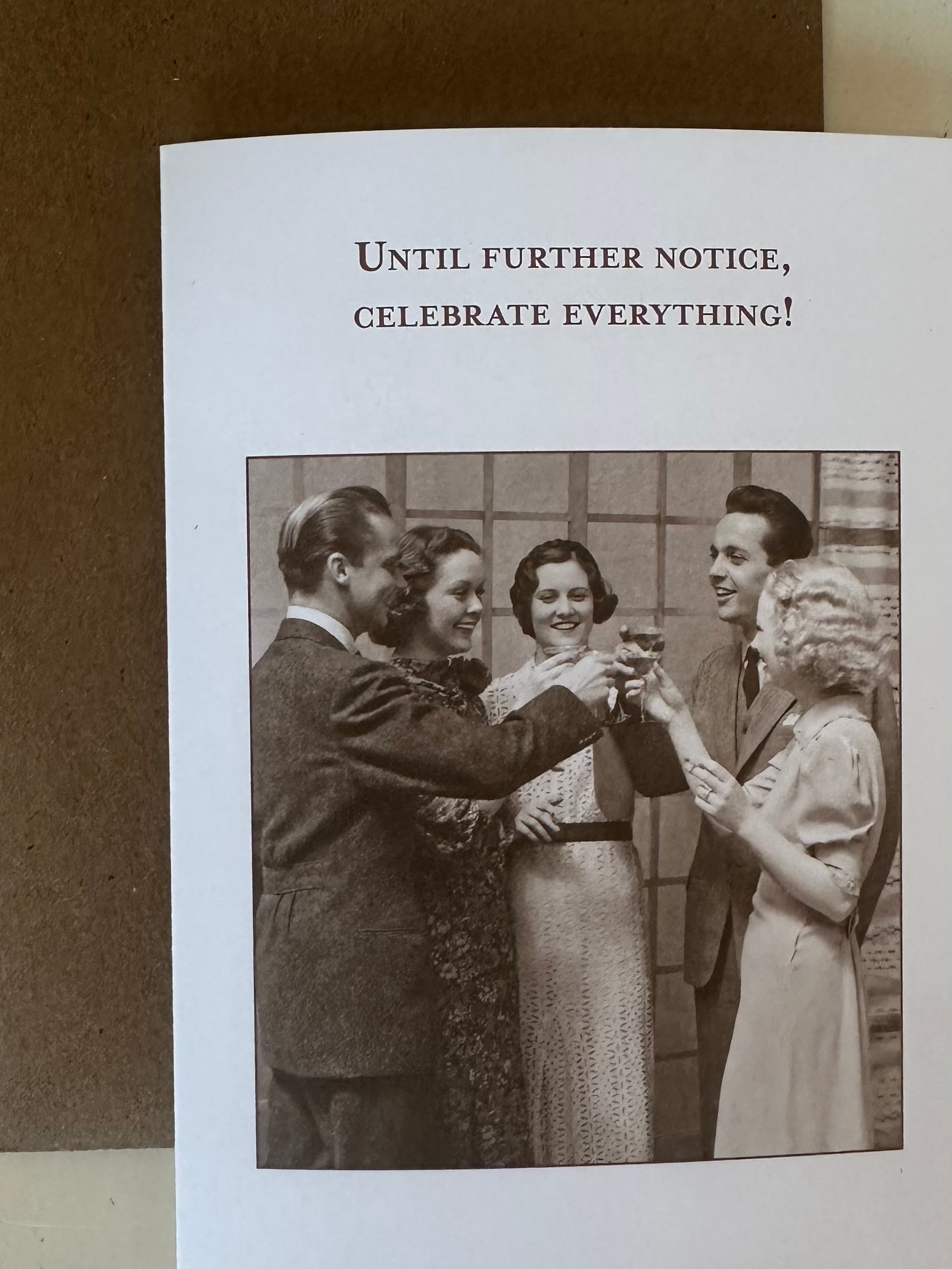 Congratulations- Until Further Notice