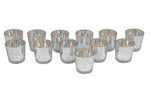 Silver Glass Votives