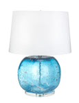 Turquoise Lamp w/ Silver Accents
