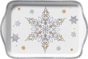 Snowflake Snack Tray with Spreader