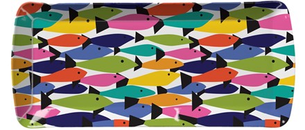 Rainbow Fish 15.5" x 6.5" Loaf Tray