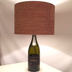 Custom Wine Bottle Lamp with Cork Shade