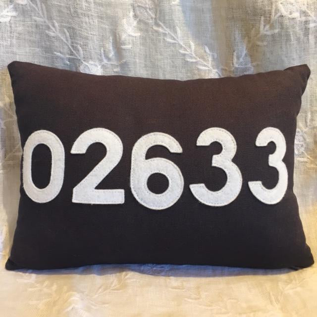 Zip Code Pillow